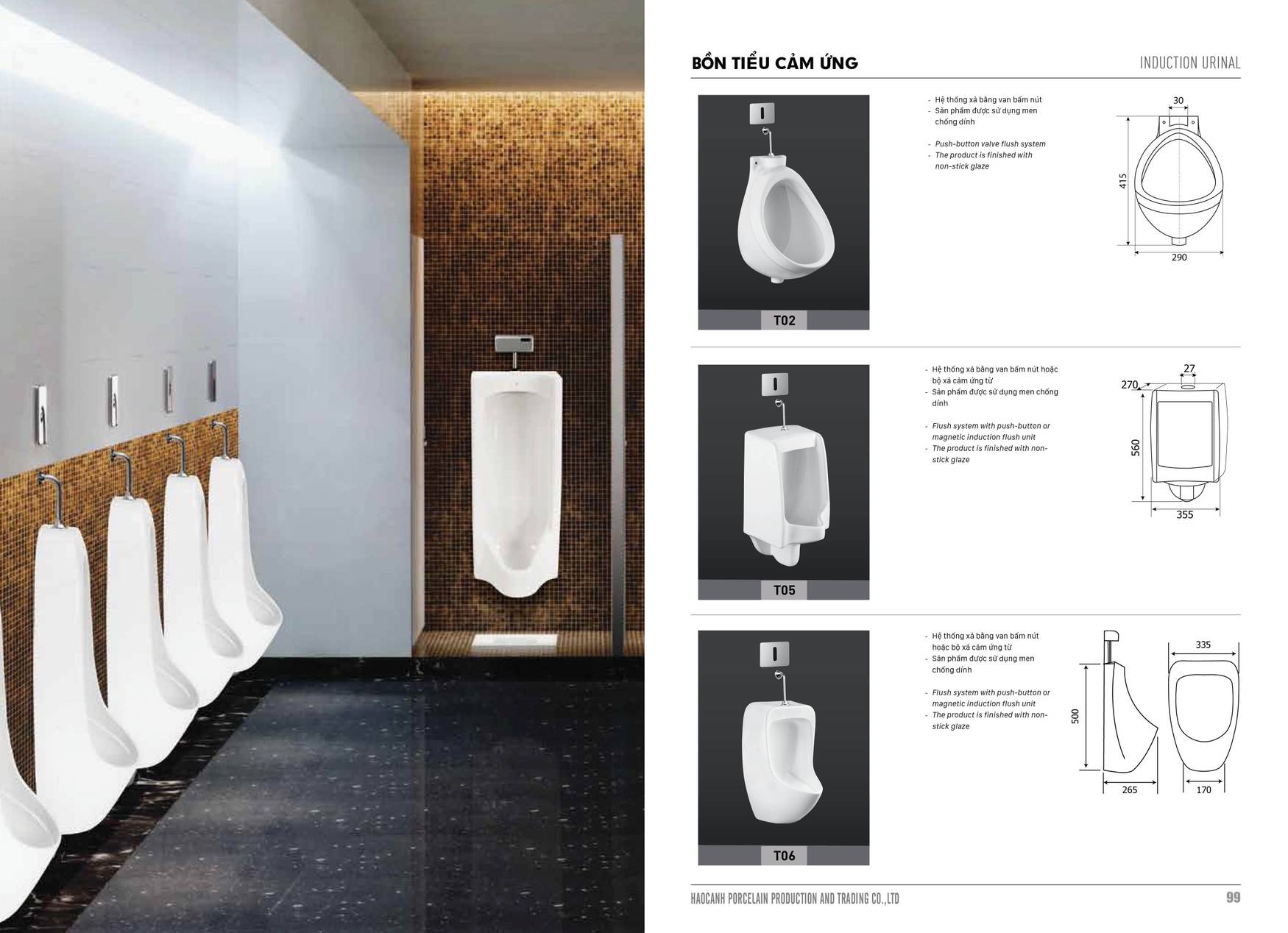 Thiết bị vệ sinh Hảo Cảnh HC Catalogue và Bảng giá 2025 /Page 50